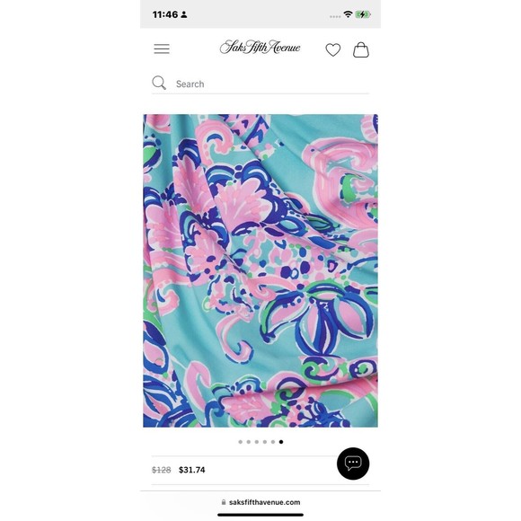 New LILLY PULITZER 0 JUSTINA TANKINI BLUE HORIZON JUNGLE SUNRISE - Picture 3 of 11